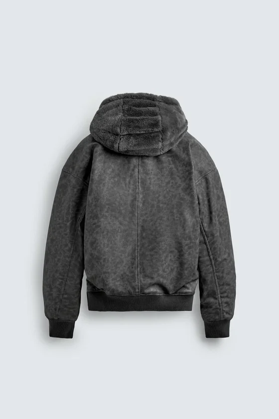 БОМБЕР REVERSIBLE ИСКУССТВЕННАЯ КОЖА