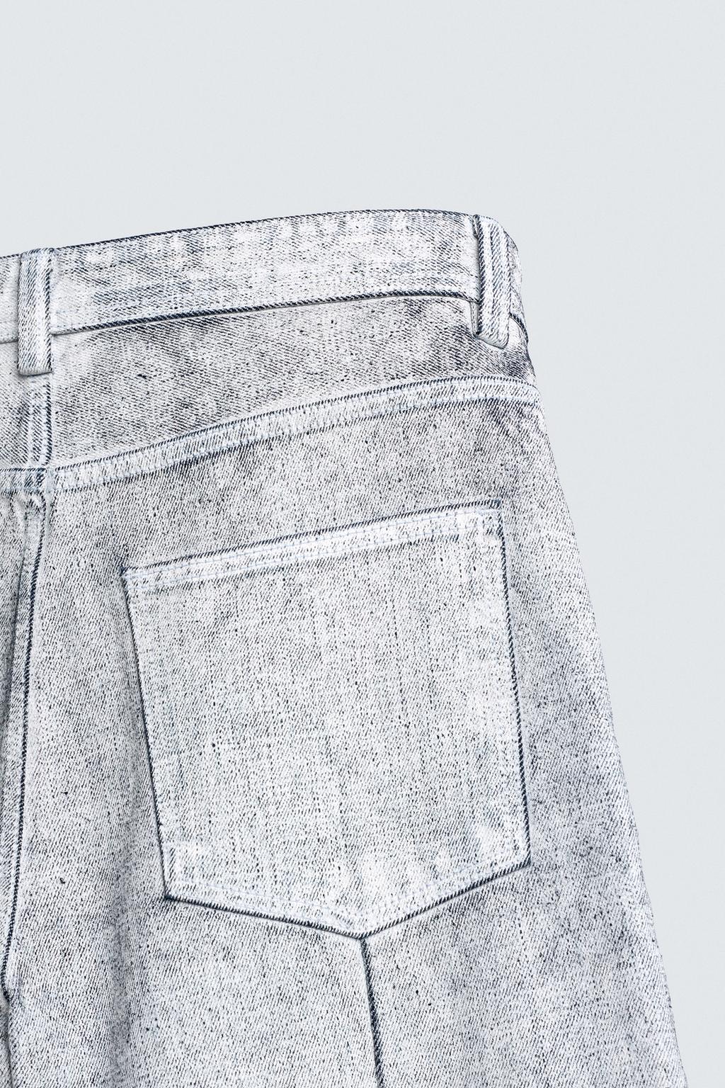 ДЖИНСЫ BAGGY FIT С ВОСКОВЫМ ПОКРЫТИЕМ