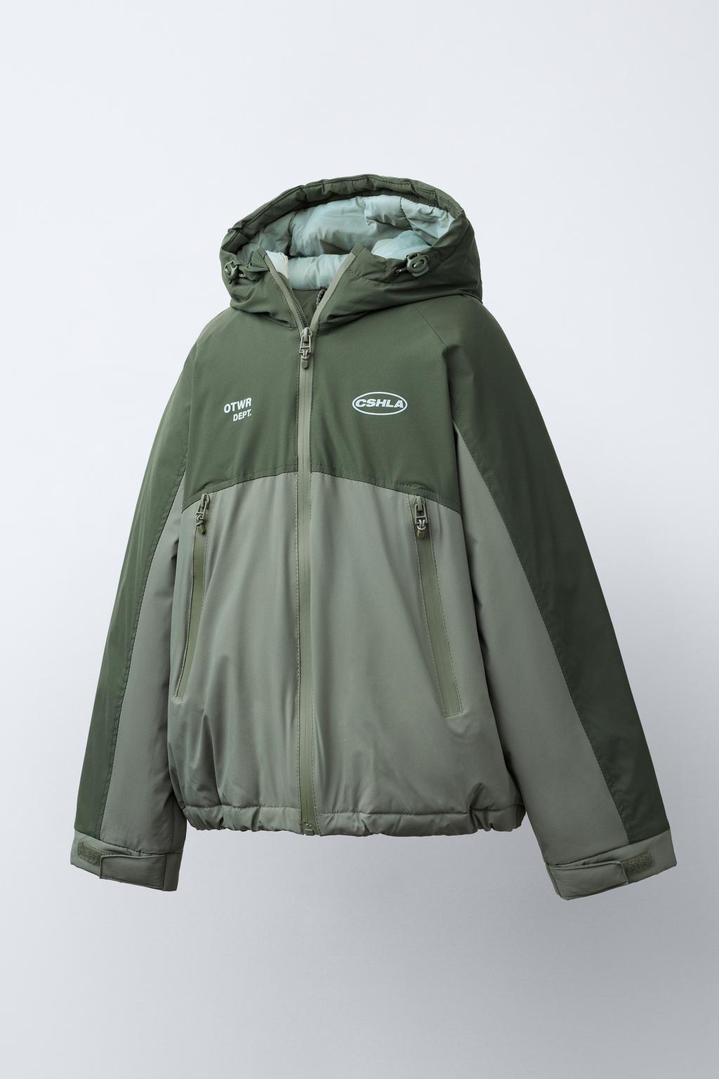 Пуховик с капюшоном