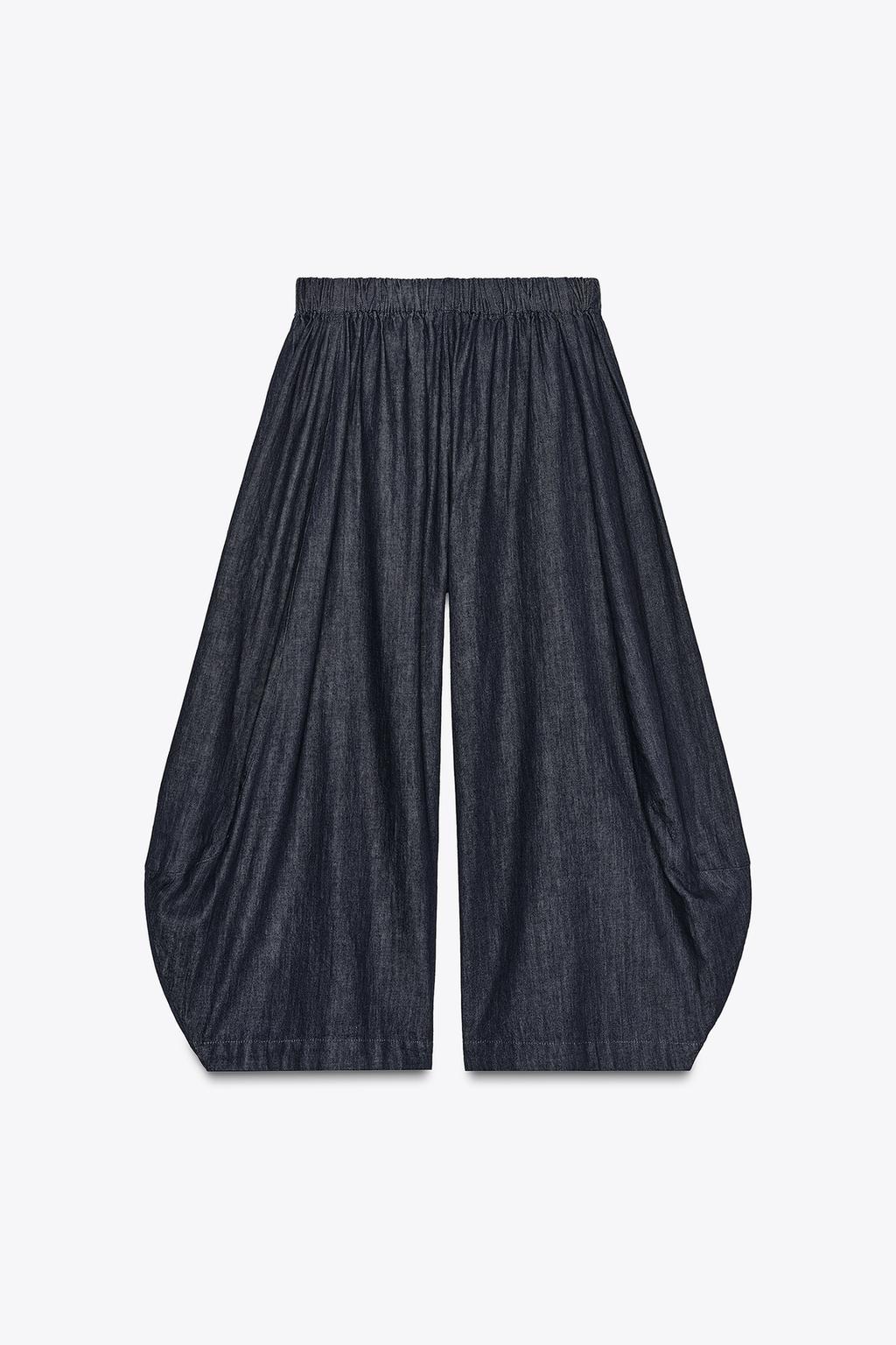 ДЖИНСОВЫЕ БРЮКИ С ОБЪЕМОМ — ZW COLLECTION