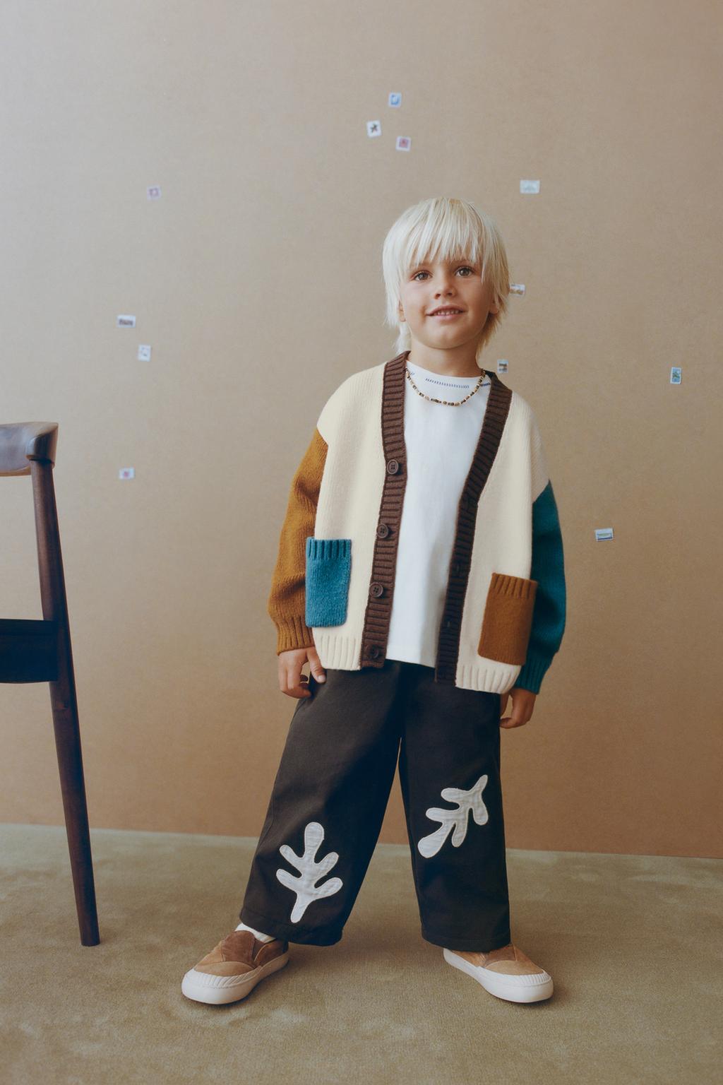 ВЯЗАНЫЙ КАРДИГАН В СТИЛЕ COLOR BLOCK