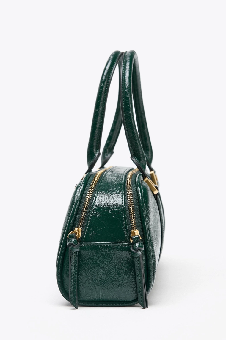 СУМКА-БОУЛИНГ С МОЛНИЯМИ