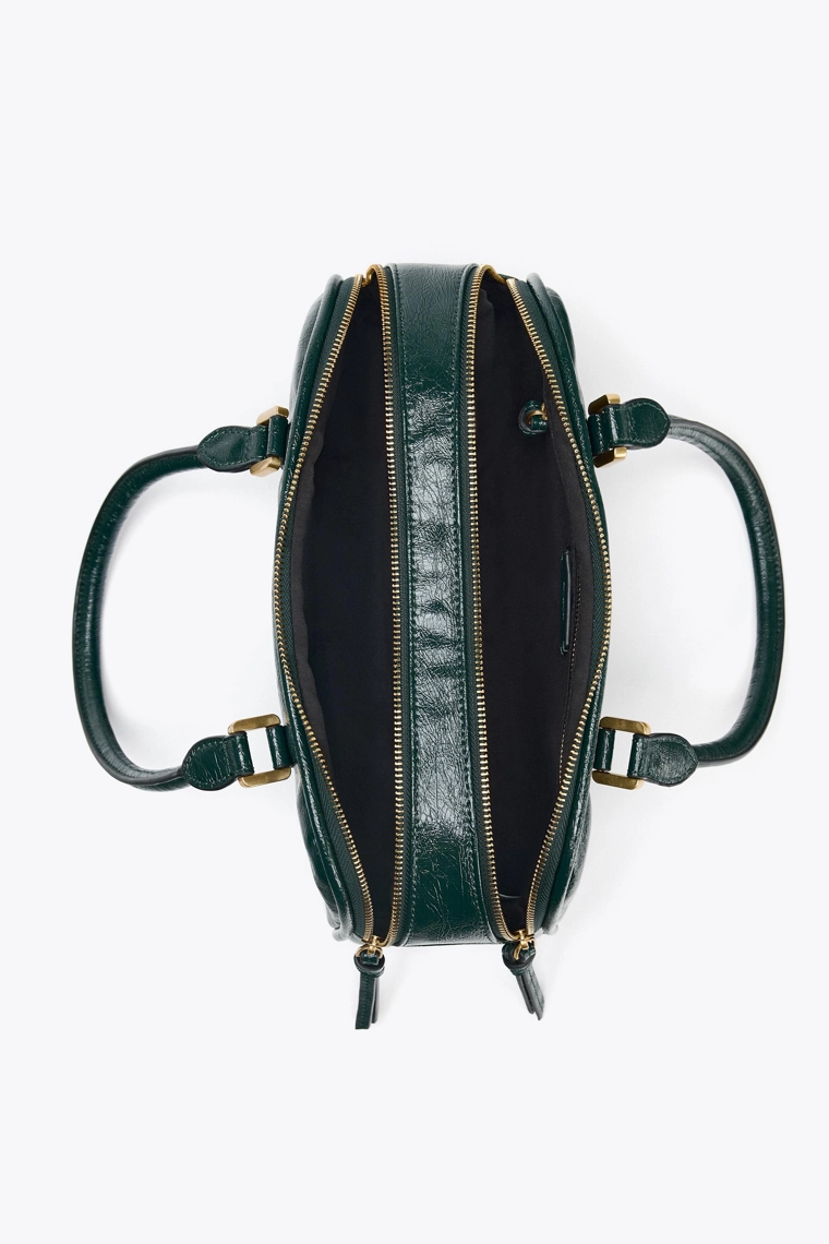 СУМКА-БОУЛИНГ С МОЛНИЯМИ