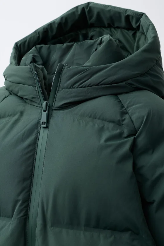 СТЕГАНАЯ КУРТКА WATER REPELLENT С КАПЮШОНОМ