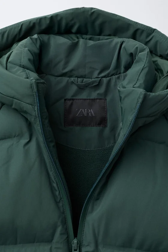СТЕГАНАЯ КУРТКА WATER REPELLENT С КАПЮШОНОМ