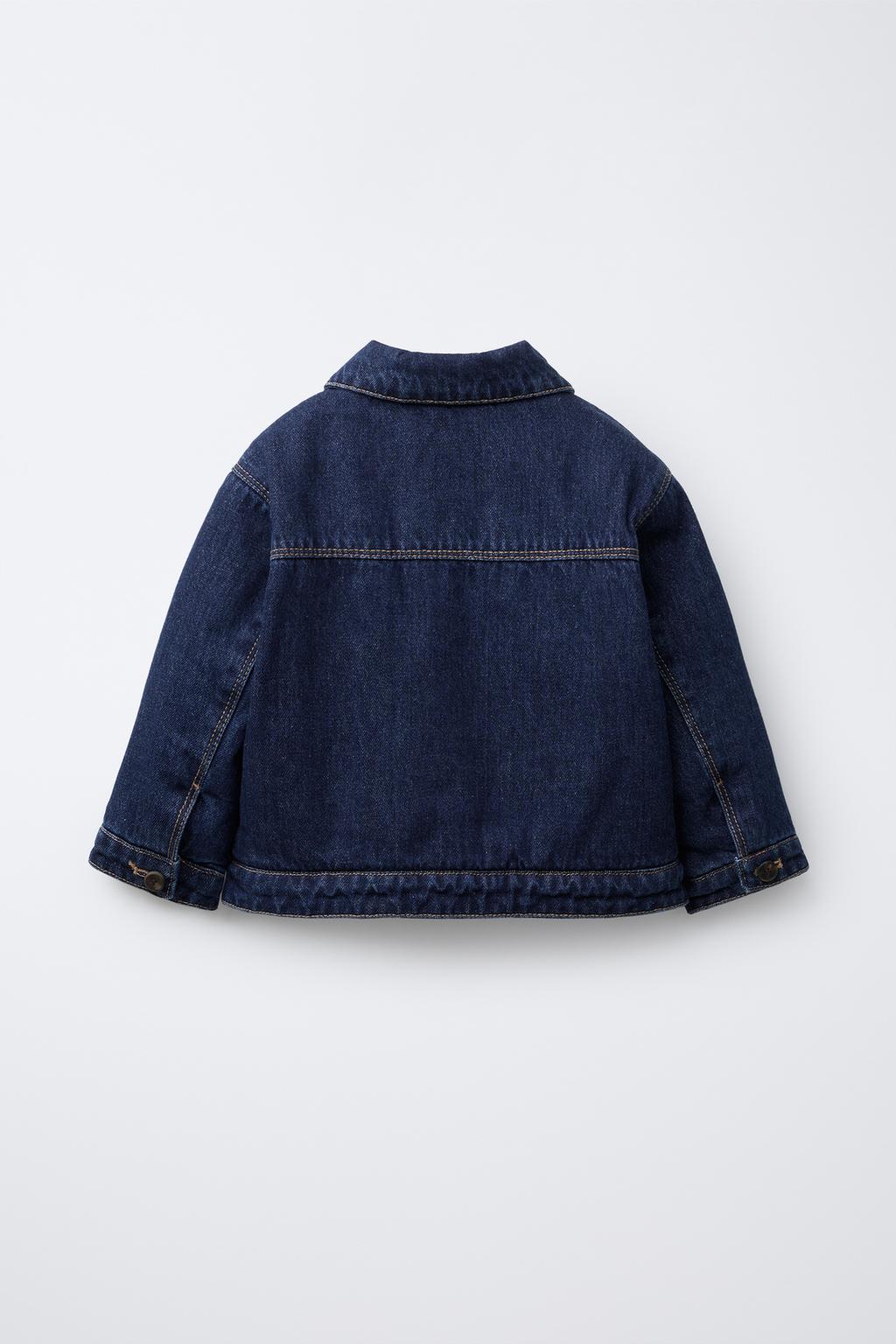 Джинсовая куртка с искусственным мехом и нашивками с цветочным узором