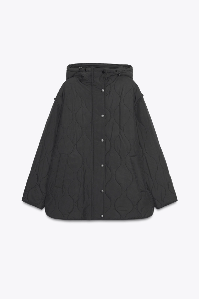 СТЕГАНАЯ КУРТКА С КАПЮШОНОМ WATER REPELLENT