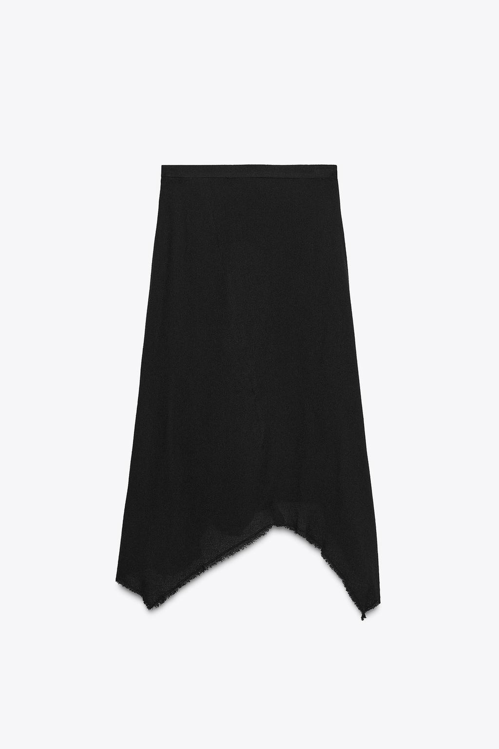 ЮБКА МИДИ АСИММЕТРИЧНОГО КРОЯ — ZW COLLECTION
