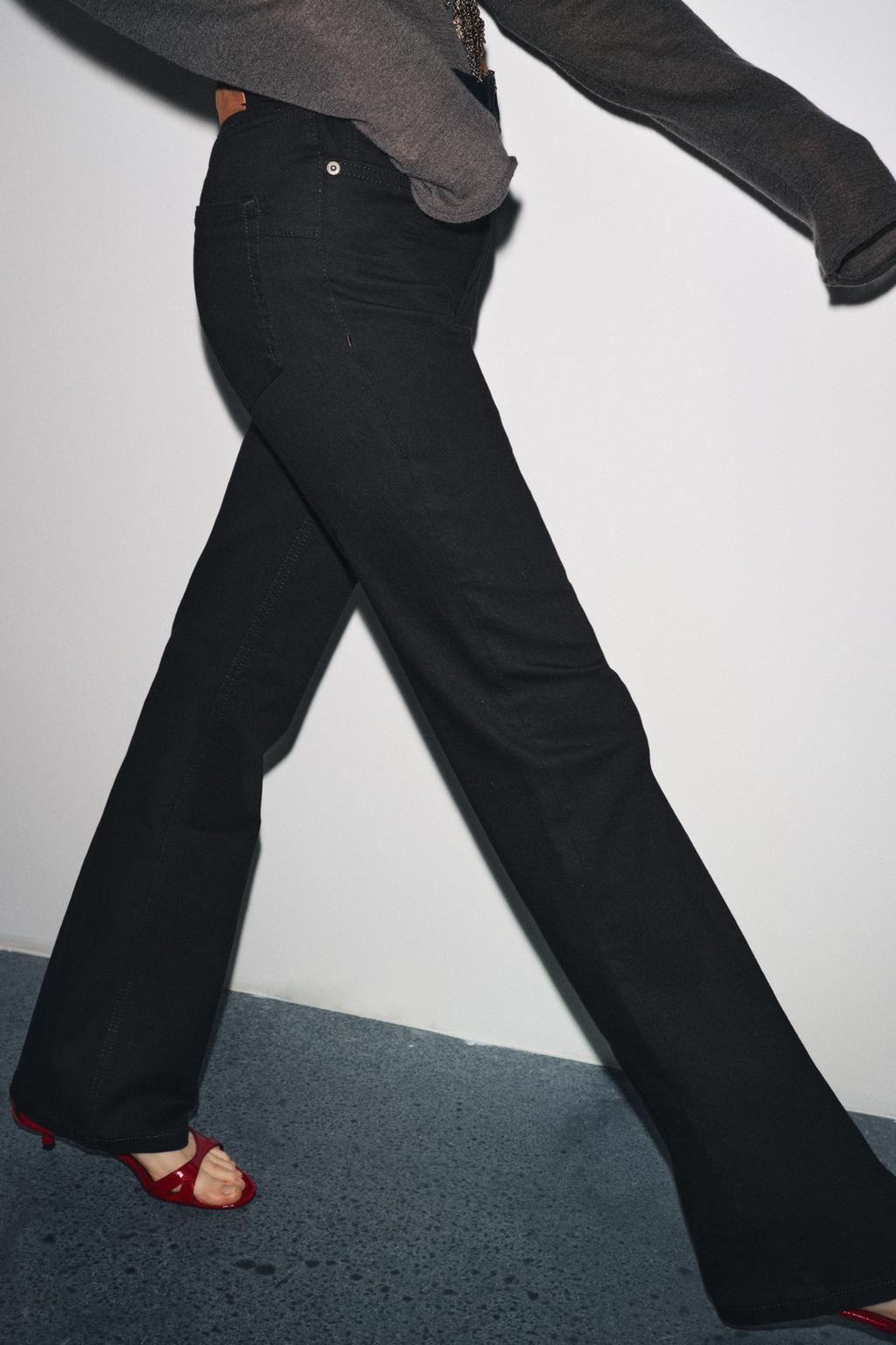 Джинсы с высокой посадкой zw collection bootcut