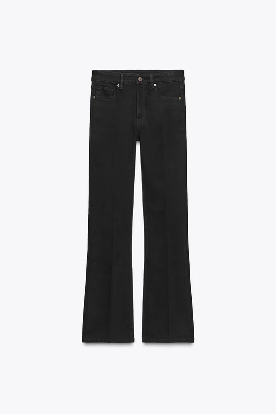 Джинсы с высокой посадкой zw collection bootcut