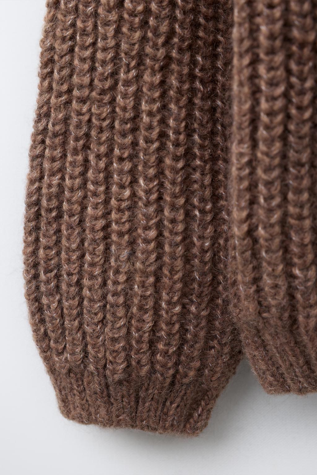 СВИТЕР С ЦВЕТОЧНЫМ УЗОРОМ