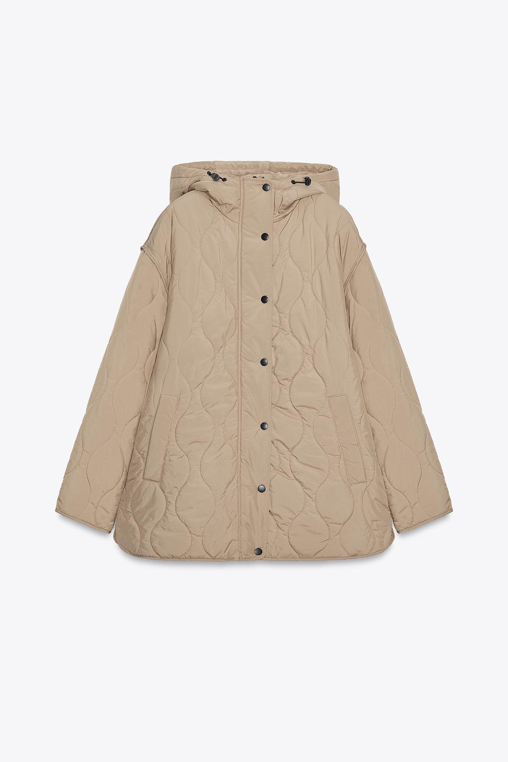 СТЕГАНАЯ КУРТКА С КАПЮШОНОМ WATER REPELLENT