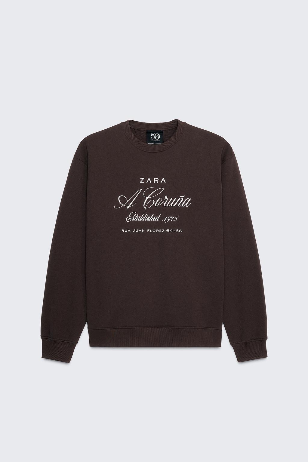 ТОЛСТОВКА С ВЫШИВКОЙ CREW NECK 50TH ANNIVERSARY