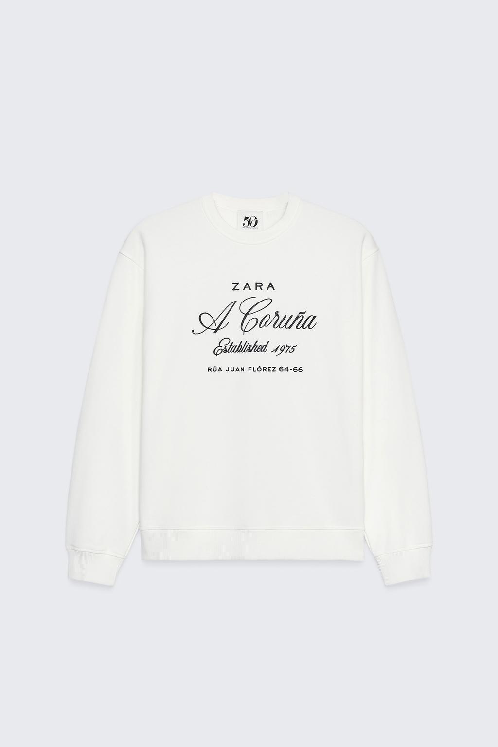 ТОЛСТОВКА С ВЫШИВКОЙ CREW NECK 50TH ANNIVERSARY