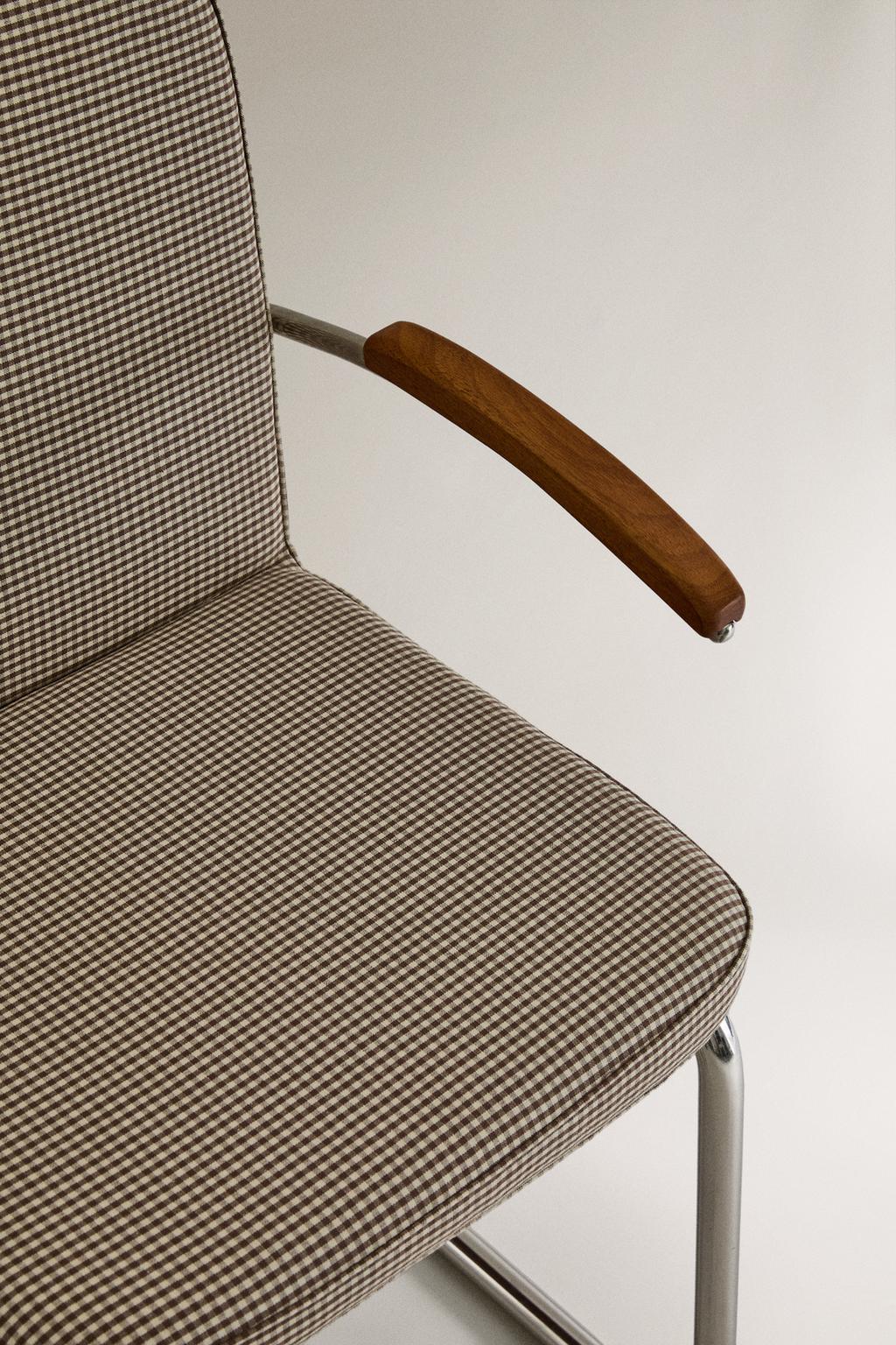 Детский винтажный хромированный стул