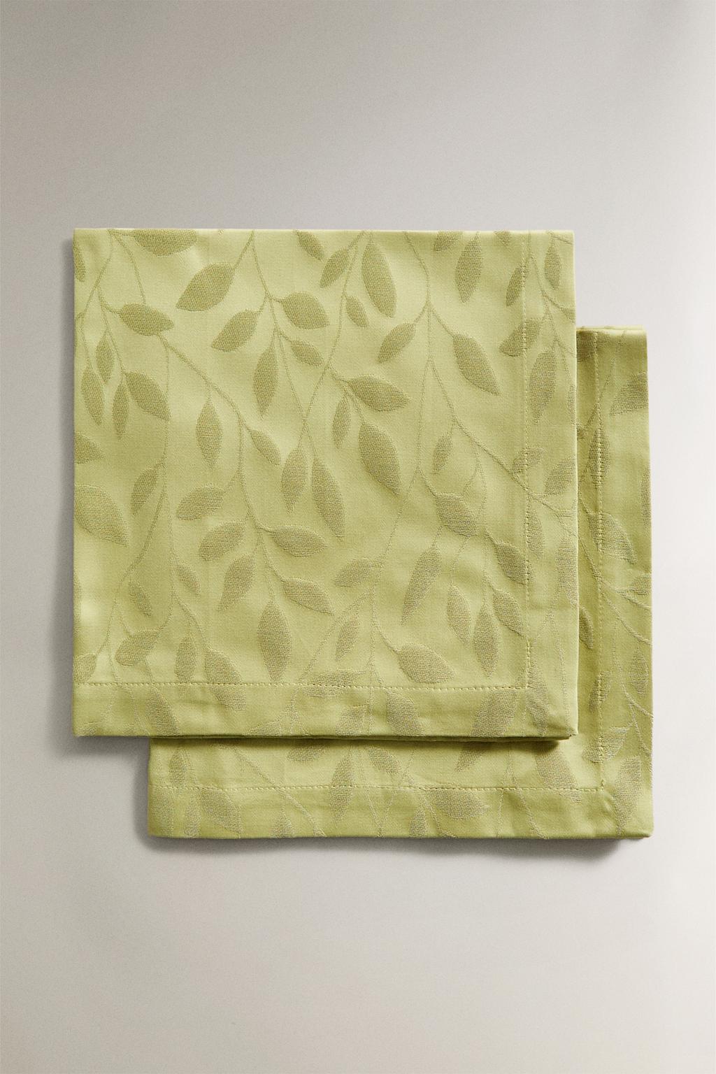 Сервировочная салфетка plant jacquard (упаковка из 2 шт.)