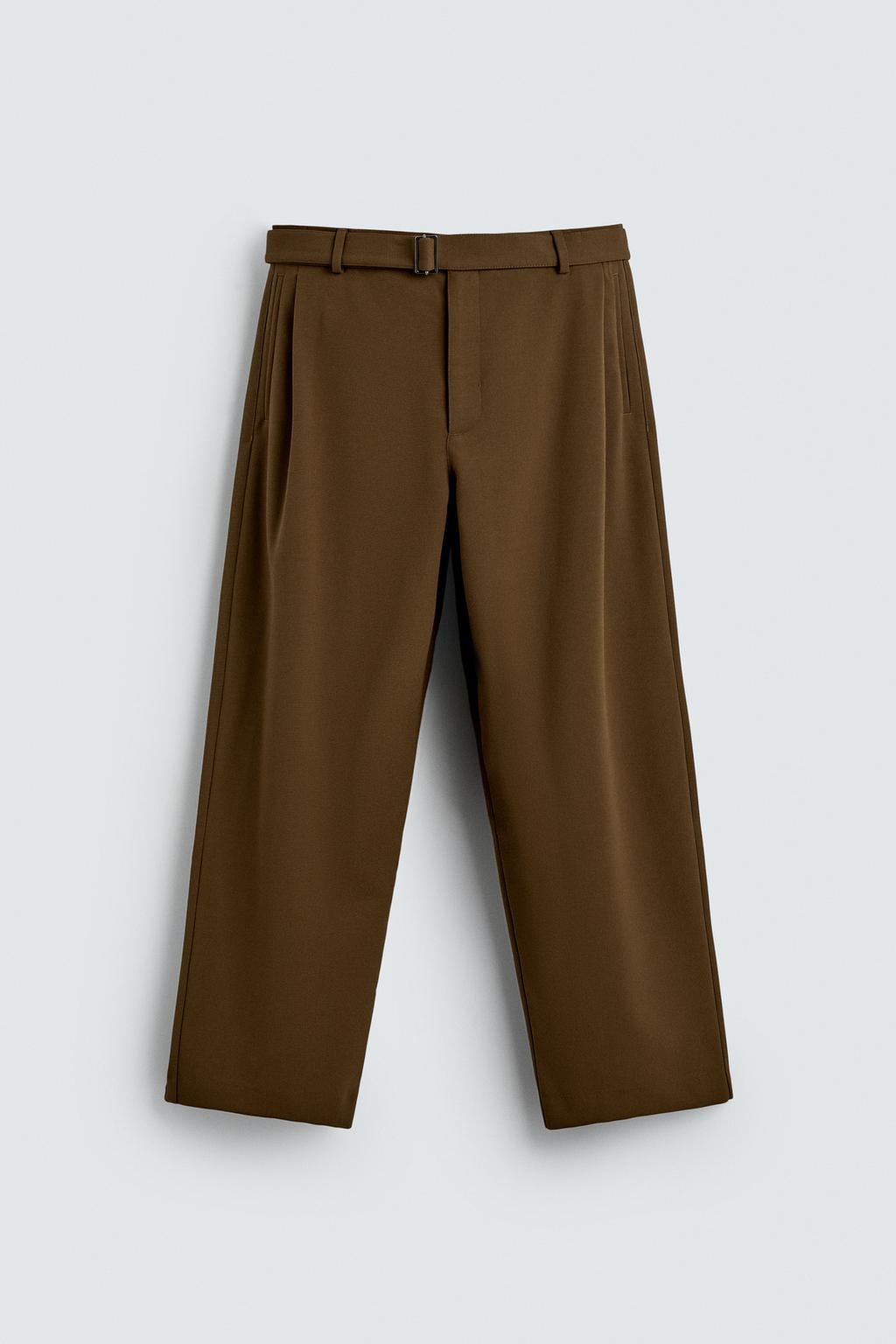 БРЮКИ RELAXED FIT С РЕМНЕМ