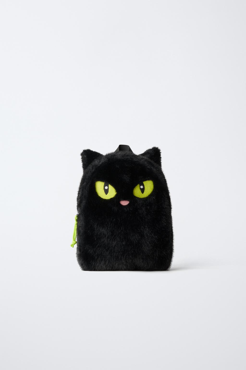 РЮКЗАК «КОШКА» С МЕХОМ HALLOWEEN