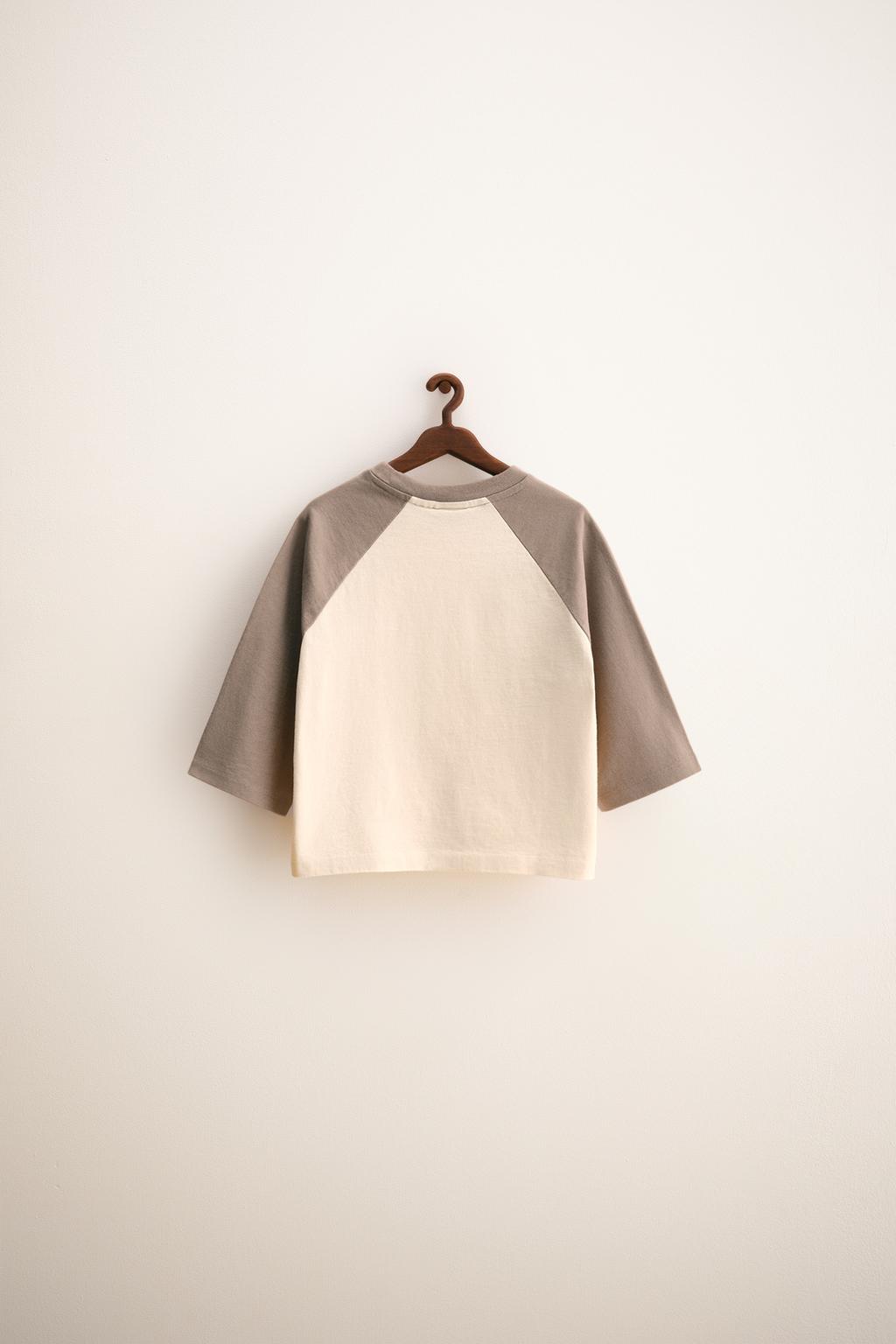 ZARA TIMELESS — ФУТБОЛКА С РУКАВАМИ РЕГЛАН