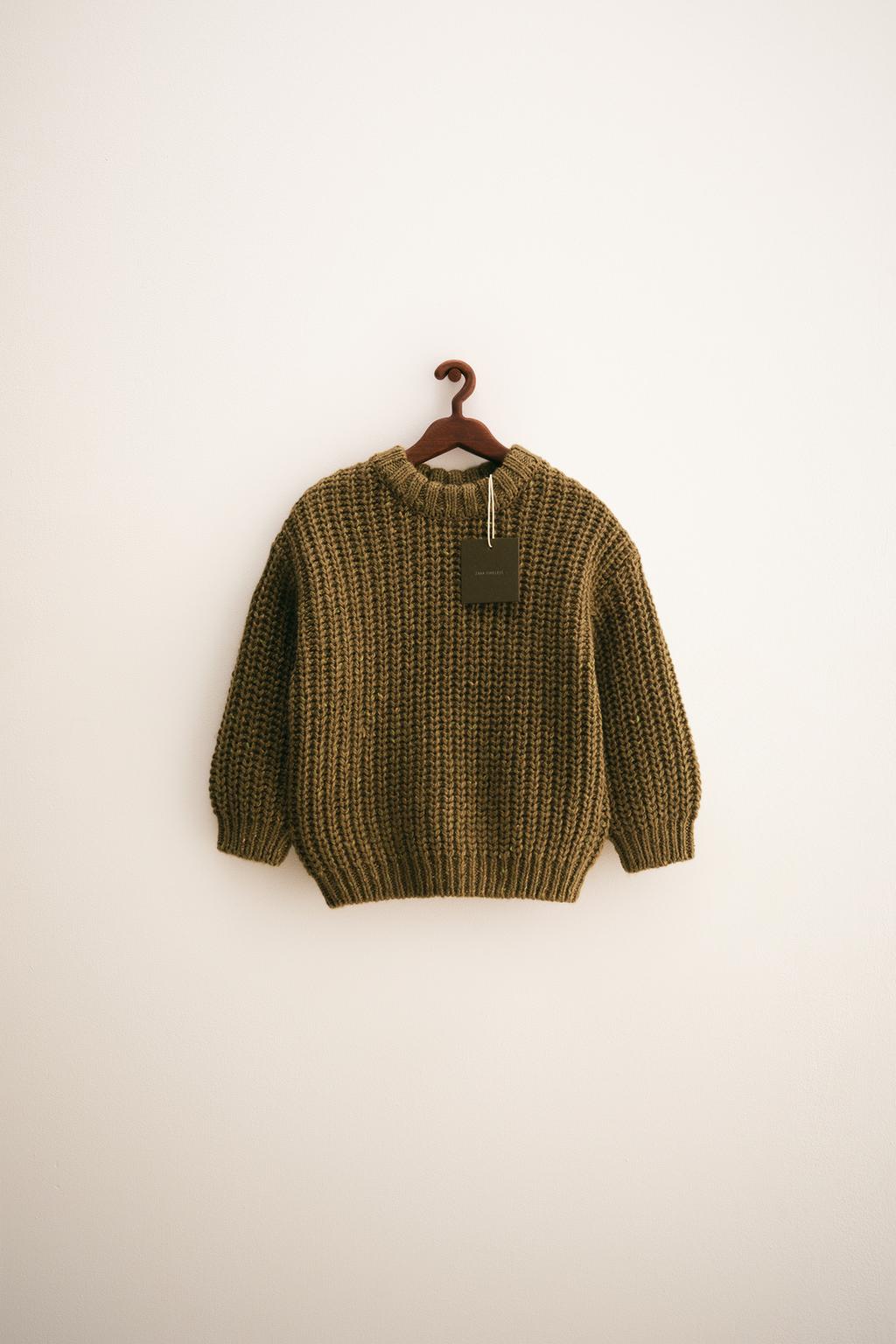ZARA TIMELESS — СВИТЕР КРУПНОЙ ВЯЗКИ ИЗ ШЕРСТИ