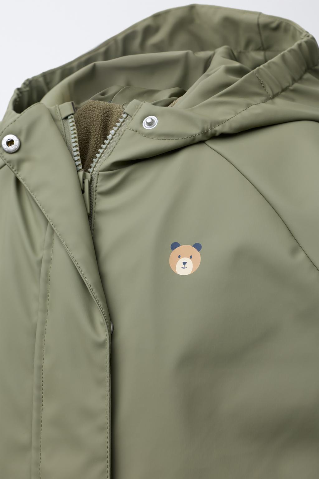 ПРОРЕЗИНЕННЫЙ ДОЖДЕВИК WATER RESISTANT С ФЛИСОВОЙ ПОДКЛАДКОЙ