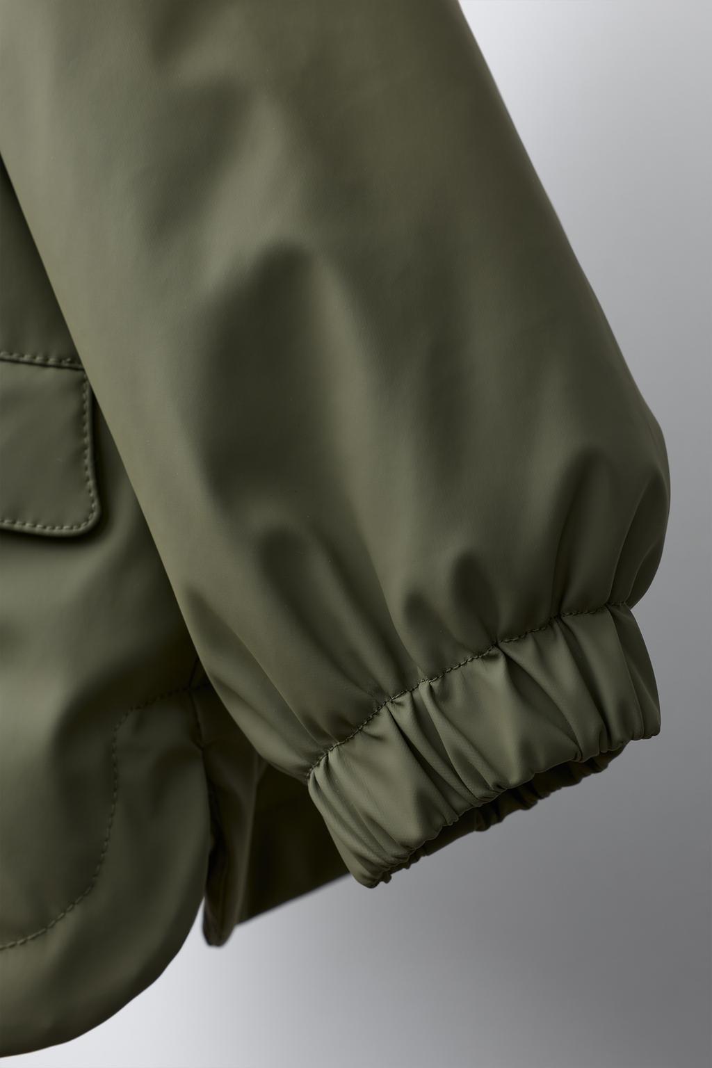 ПРОРЕЗИНЕННЫЙ ДОЖДЕВИК WATER RESISTANT С ФЛИСОВОЙ ПОДКЛАДКОЙ