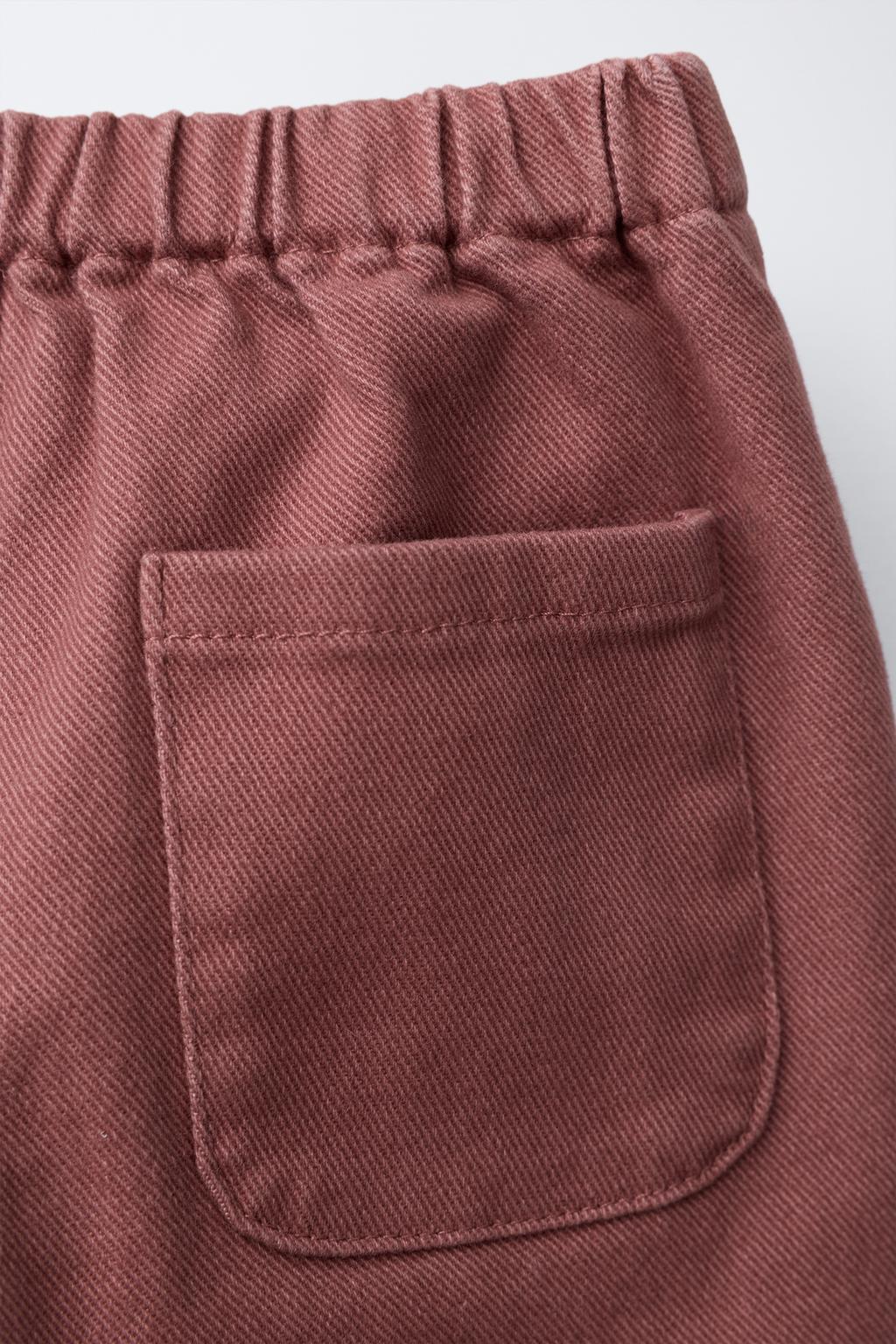 БРЮКИ BAGGY ИЗ ТВИЛА