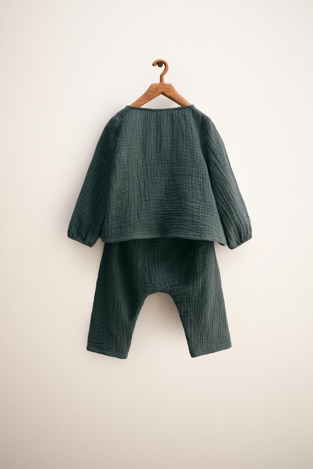 ZARA TIMELESS - ОДНОТОННЫЙ ТЕКСТУРНЫЙ КОМПЛЕКТ