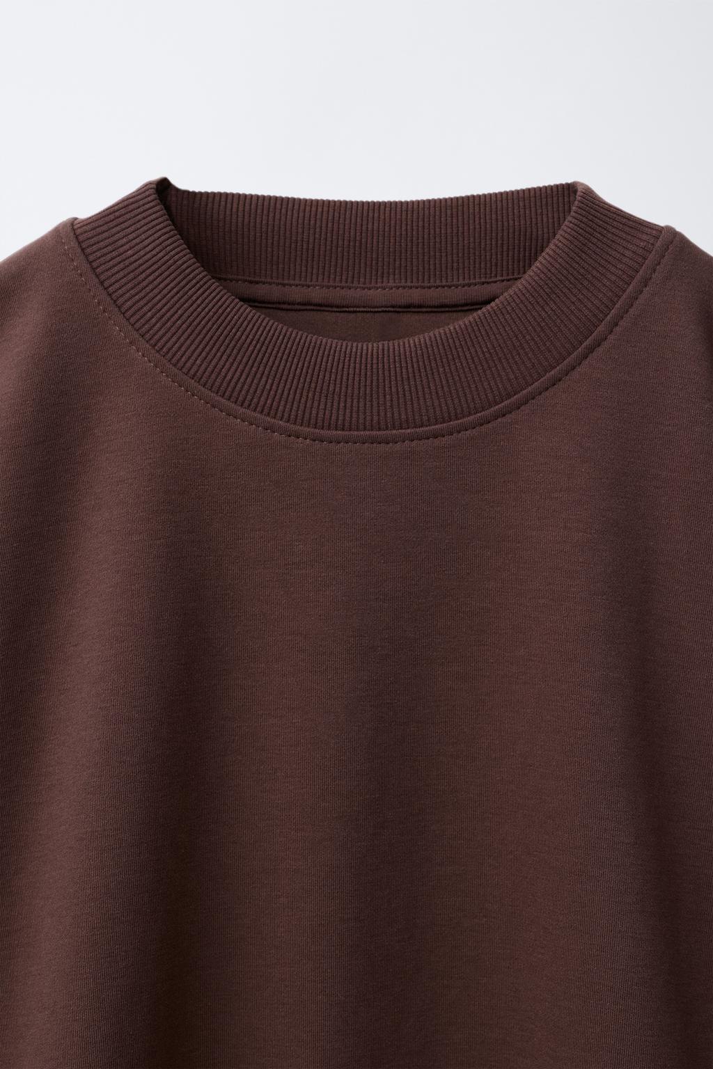 КОМПЛЕКТ ИЗ ТОЛСТОВКИ И БРЮК WIDE LEG ИЗ ФЛИСА, ОДНОТОННЫЙ