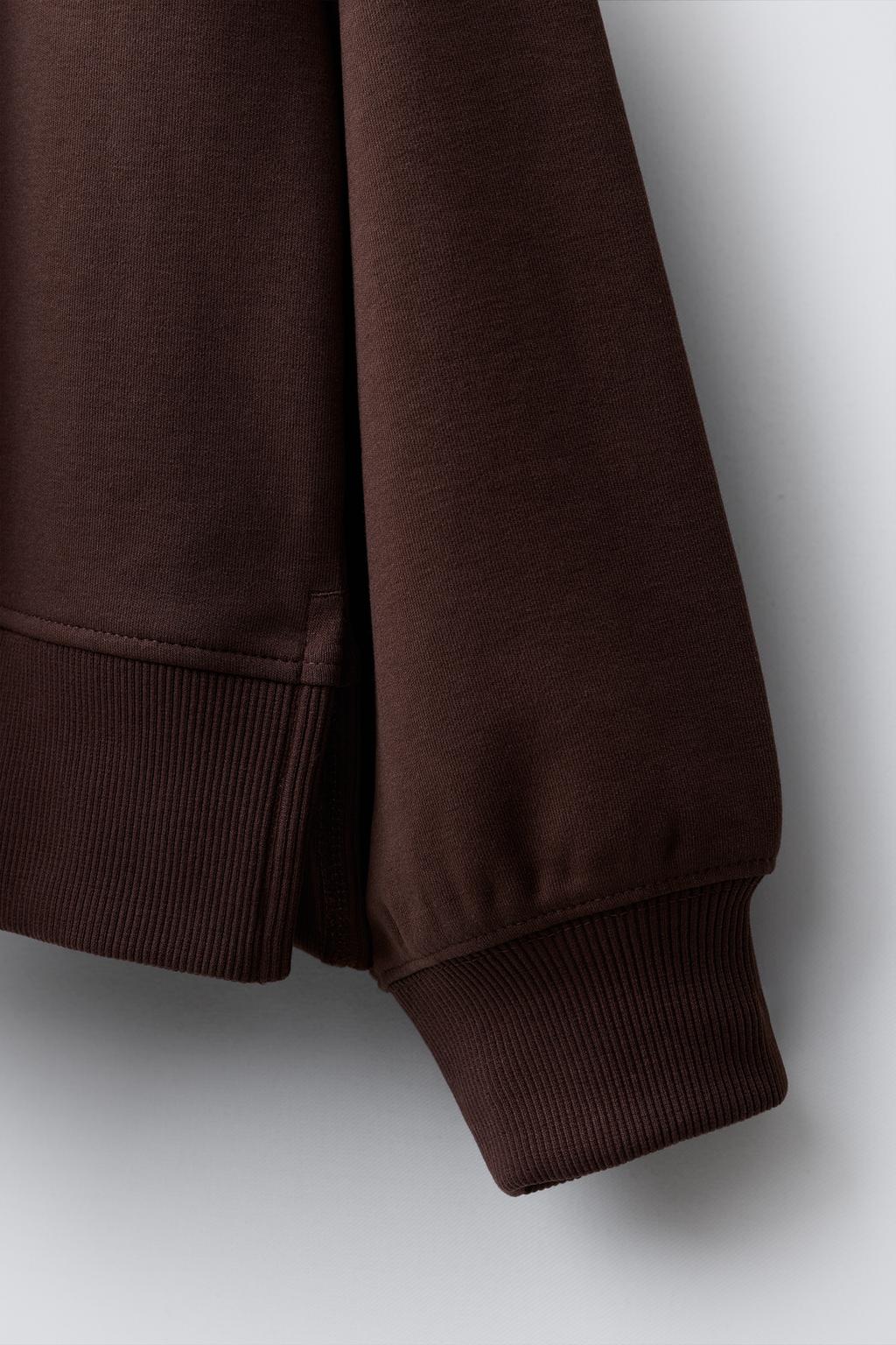 КОМПЛЕКТ ИЗ ТОЛСТОВКИ И БРЮК WIDE LEG ИЗ ФЛИСА, ОДНОТОННЫЙ