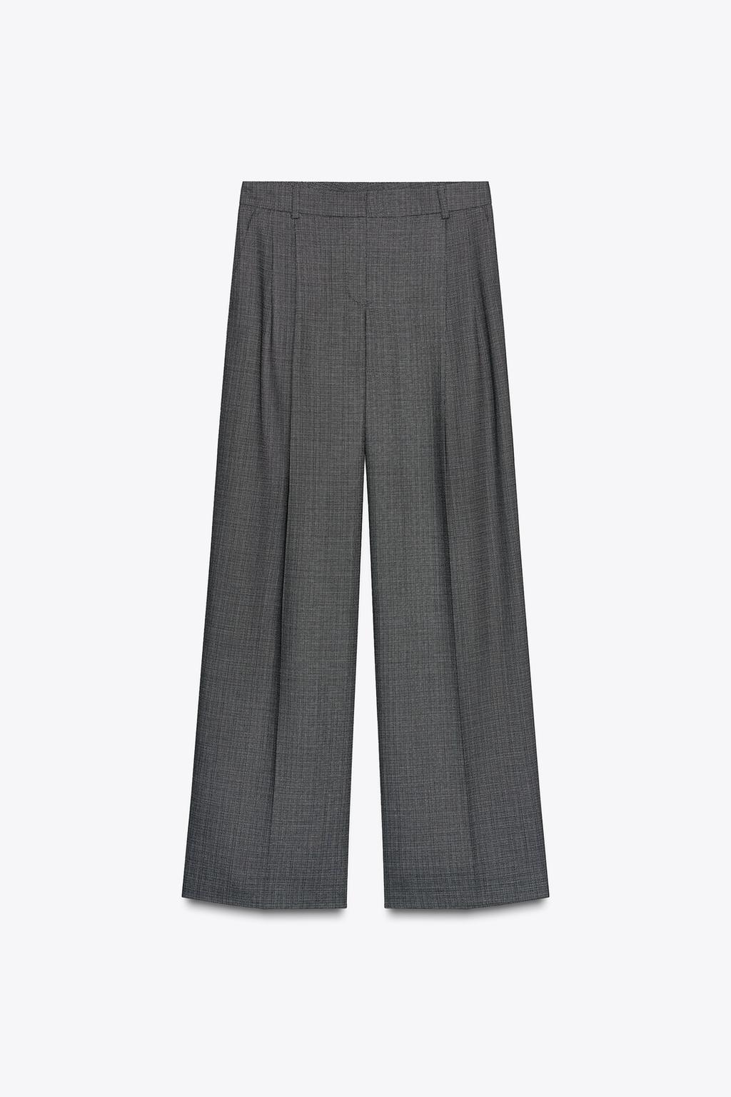 ШИРОКИЕ БРЮКИ С ЗАЩИПАМИ