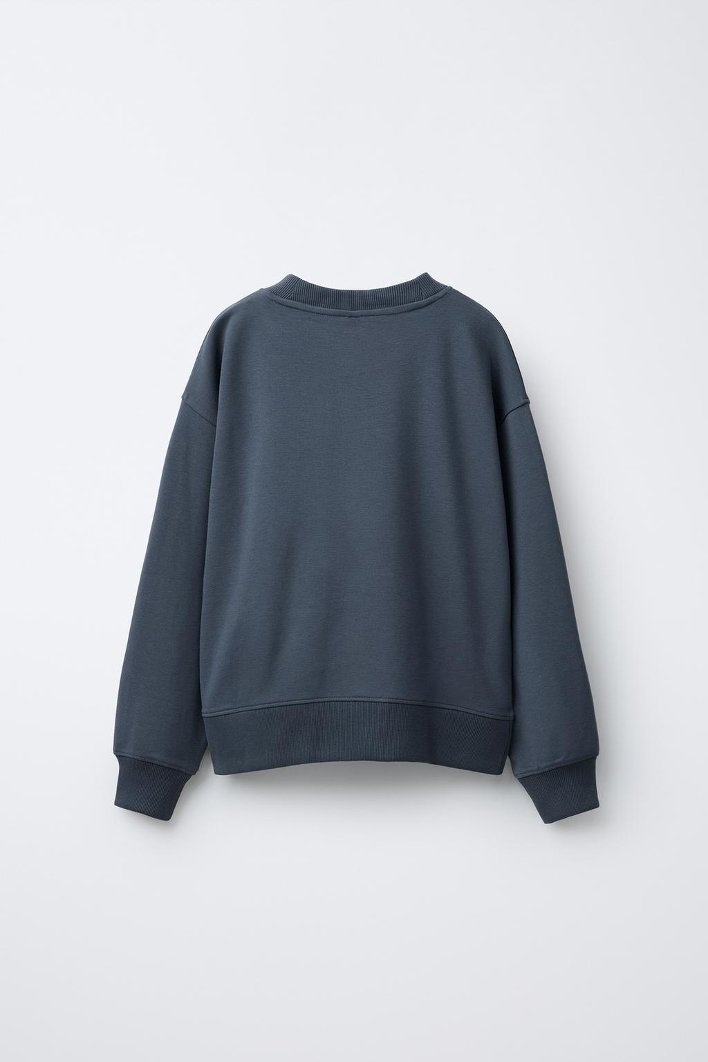 КОМПЛЕКТ ИЗ ТОЛСТОВКИ И БРЮК WIDE LEG ИЗ ФЛИСА, ОДНОТОННЫЙ