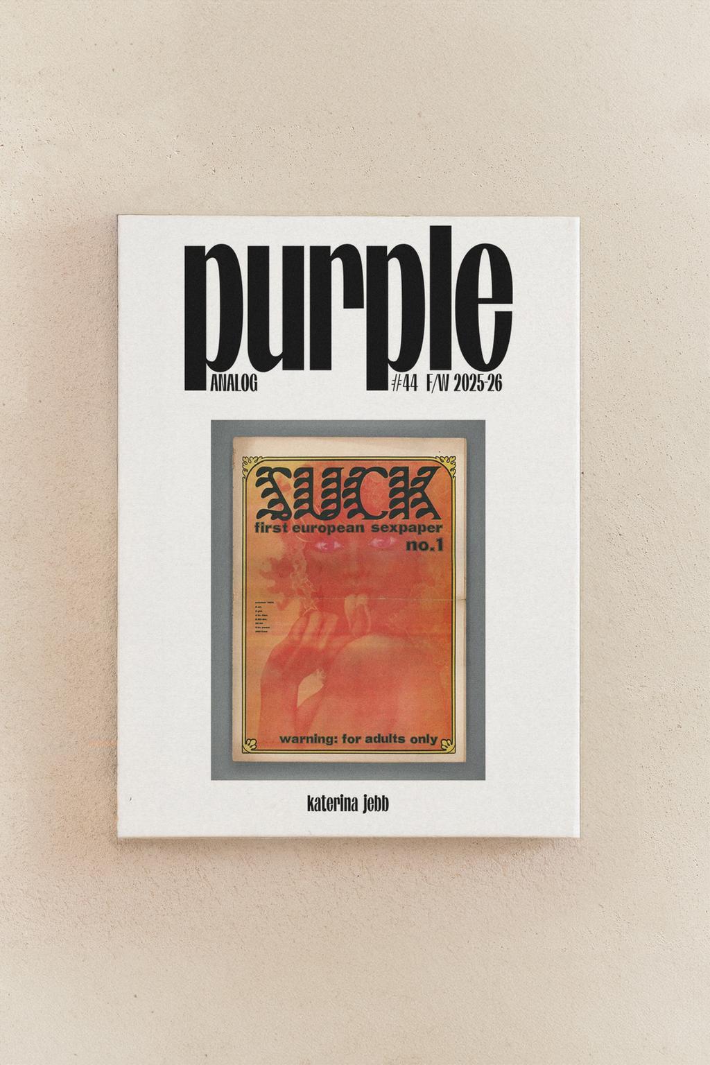 Журнал purple 44 фиолетовый