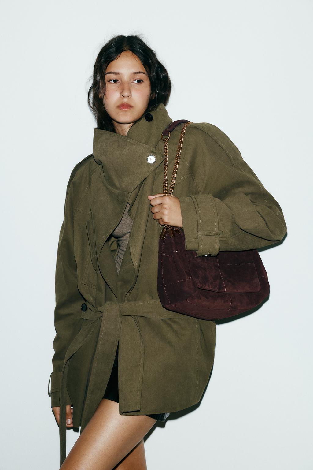 ЗАМШЕВАЯ СУМКА ЧЕРЕЗ ПЛЕЧО