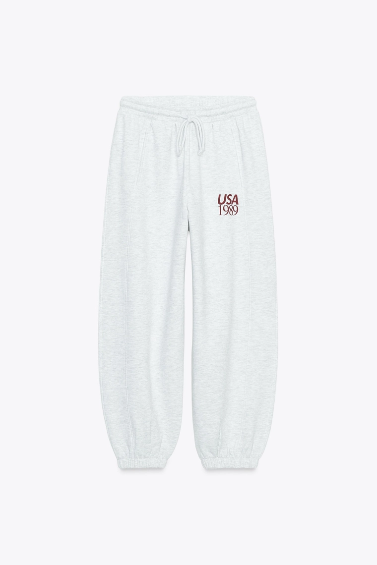 TEXT JOGGING TROUSERS