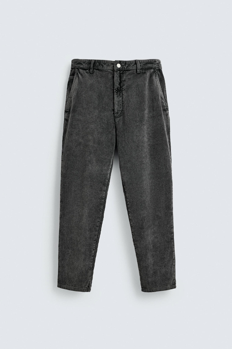 ВЕЛЬВЕТОВЫЕ БРЮКИ CARROT FIT