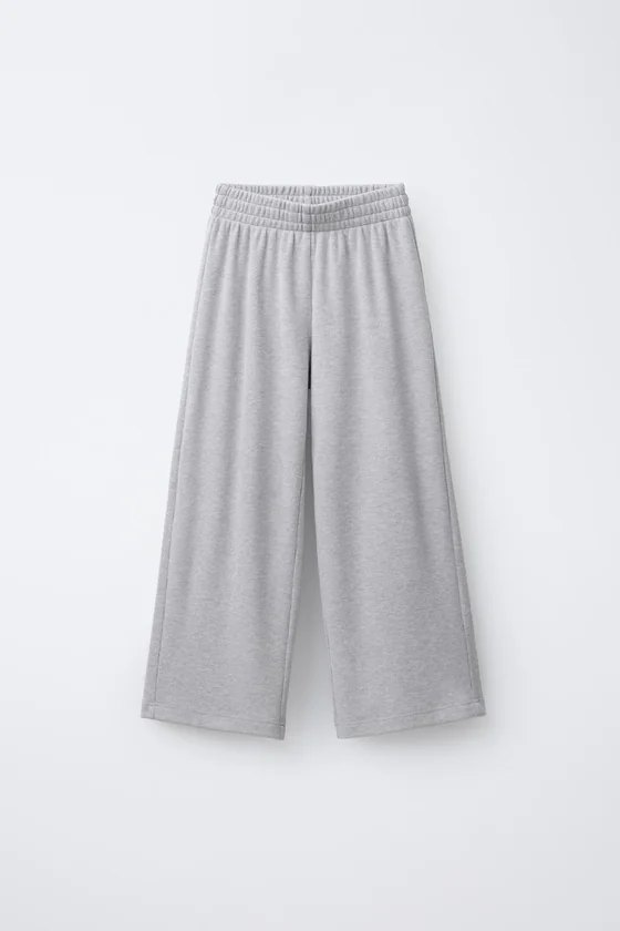 БРЮКИ WIDE LEG ИЗ МЯГКОЙ ТКАНИ