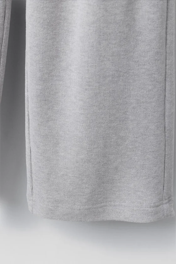 БРЮКИ WIDE LEG ИЗ МЯГКОЙ ТКАНИ