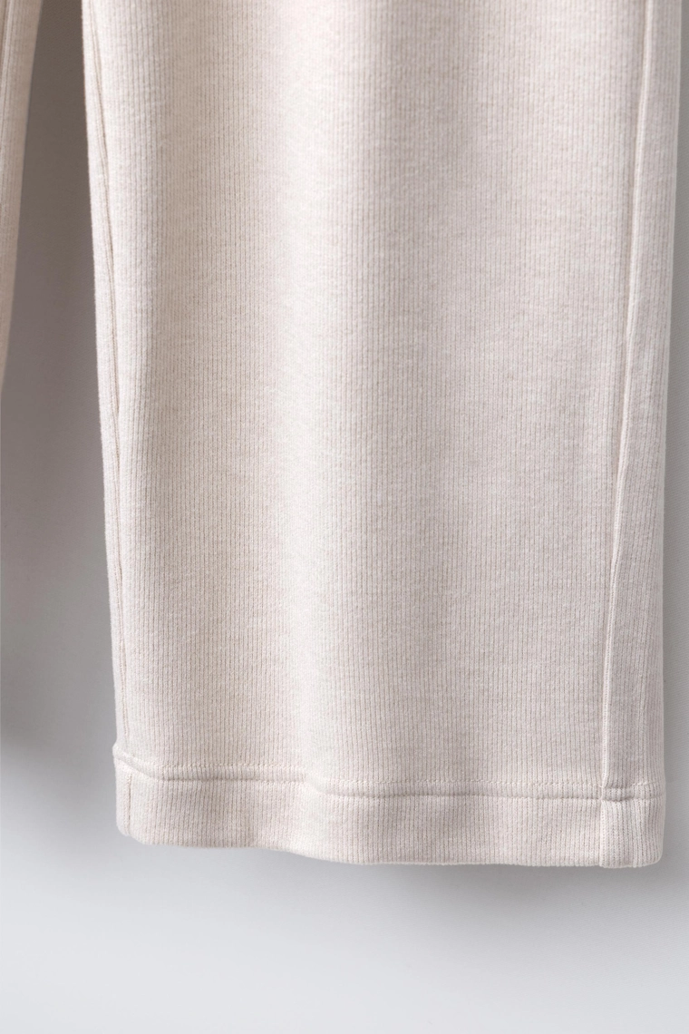 БРЮКИ WIDE LEG ИЗ МЯГКОЙ ТКАНИ