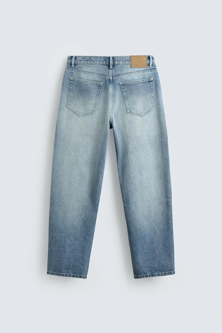ДЖИНСЫ STRAIGHT FIT С ОТСТРОЧКОЙ