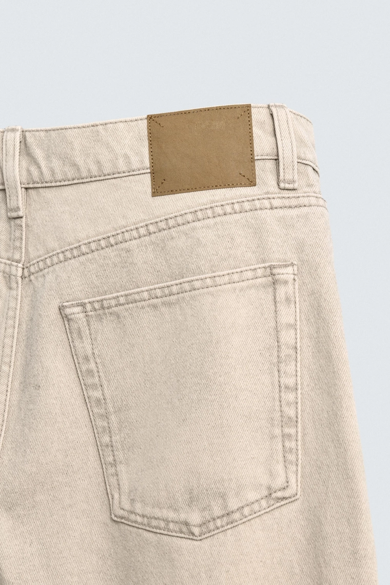 ДЖИНСЫ STRAIGHT FIT С ПРИНТОМ