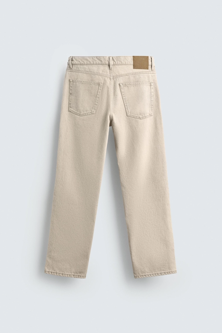 ДЖИНСЫ STRAIGHT FIT С ПРИНТОМ