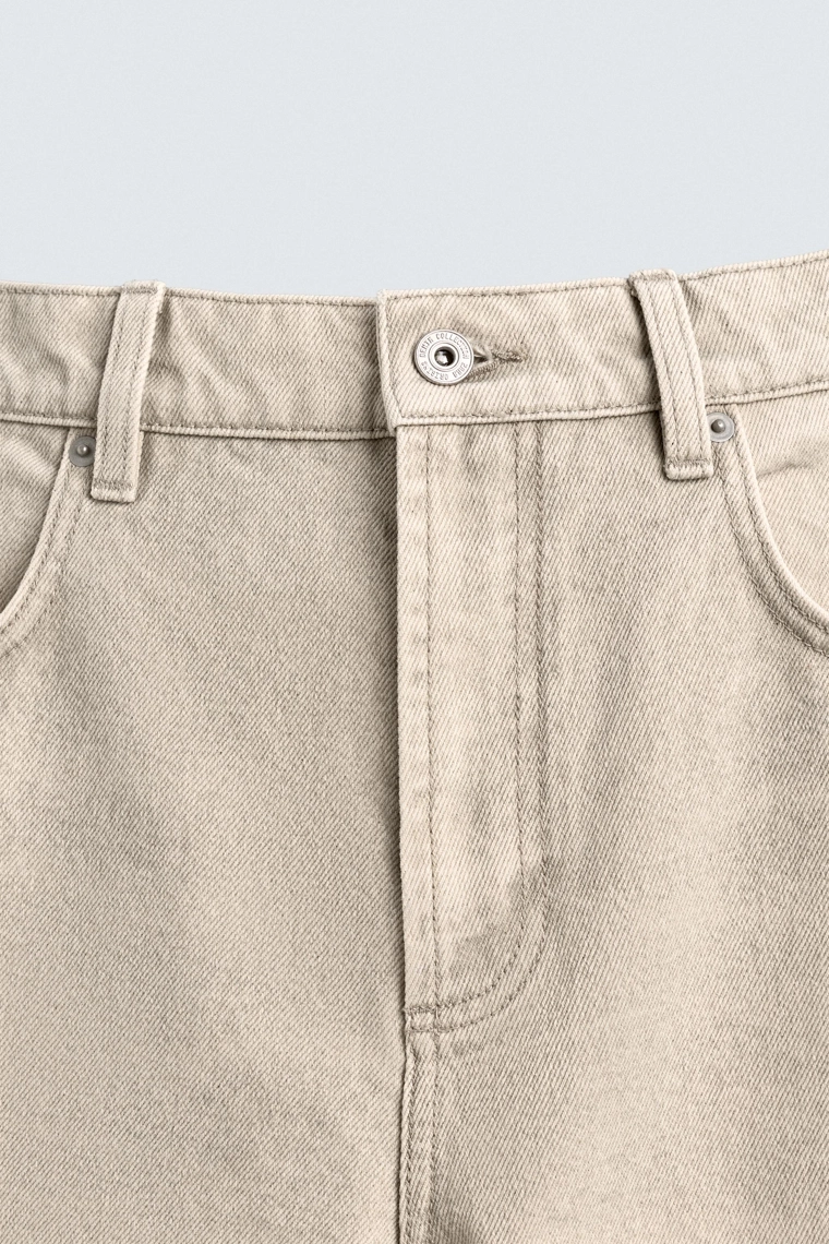 ДЖИНСЫ STRAIGHT FIT С ПРИНТОМ