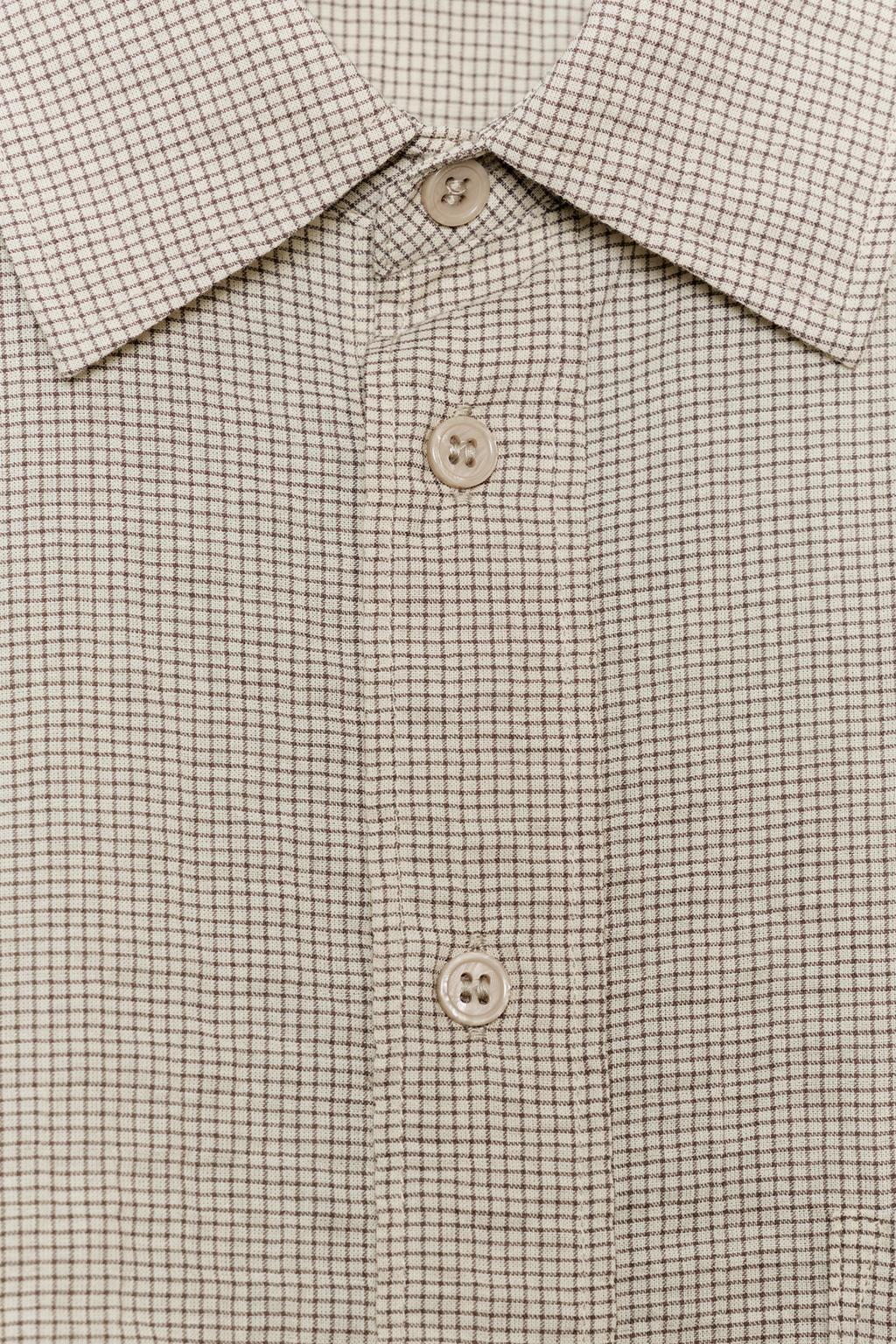 РУБАШКА OVERSIZE С ТЕКСТУРОЙ — ZW COLLECTION