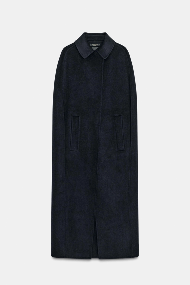 НАКИДКА ОВЕРСАЙЗ ИЗ СМЕСОВОЙ ШЕРСТИ ZW COLLECTION LIMITED EDITION