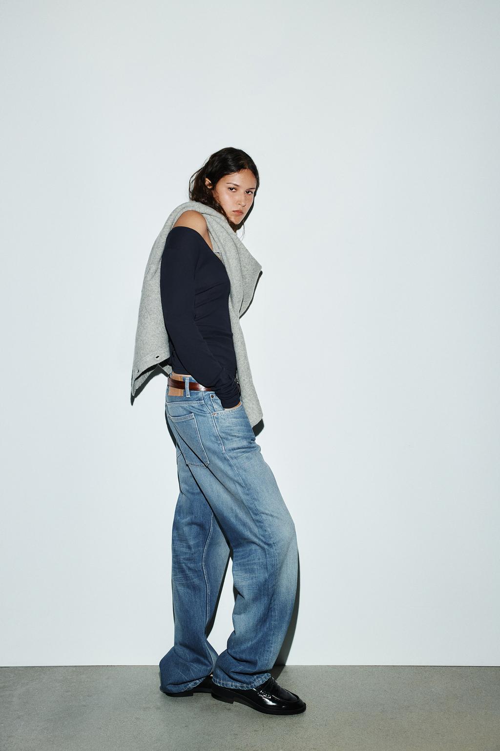 ДЖИНСЫ TRF BAGGY TAPERED С НИЗКОЙ ПОСАДКОЙ