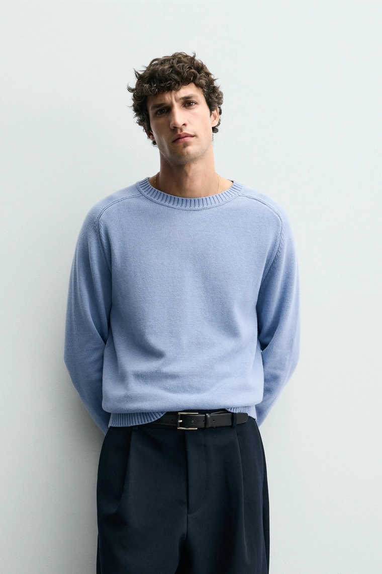 ДЖЕМПЕР ИЗ ХЛОПКА И КАШЕМИРА