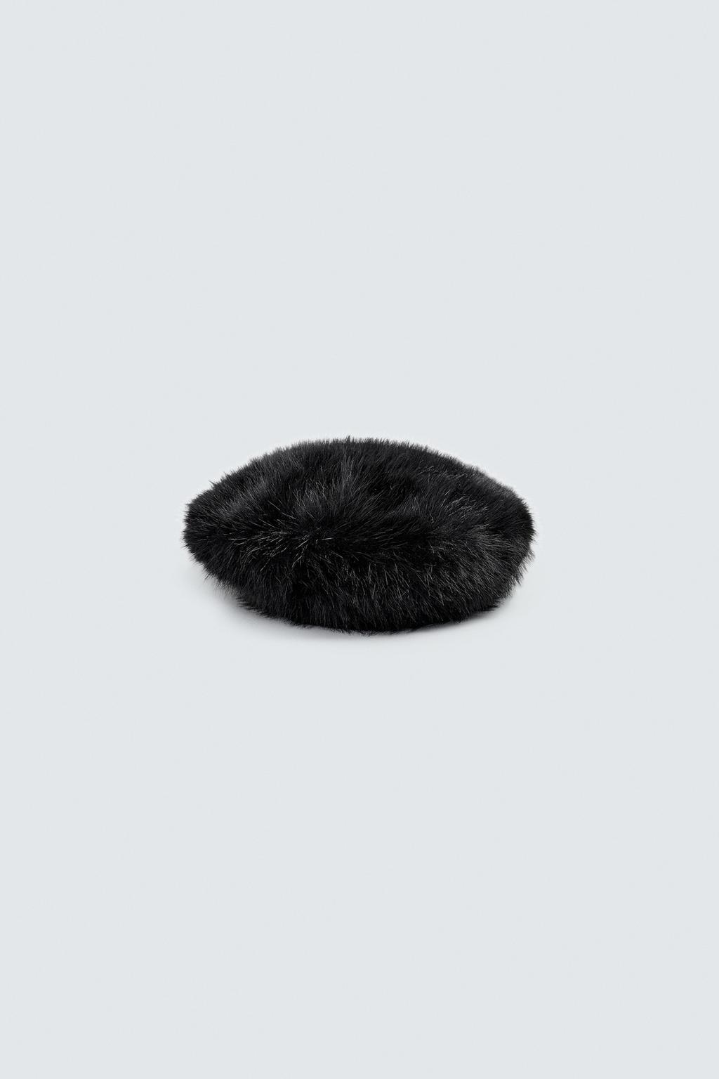 Берет из искусственного меха harry lambert для zara x disney