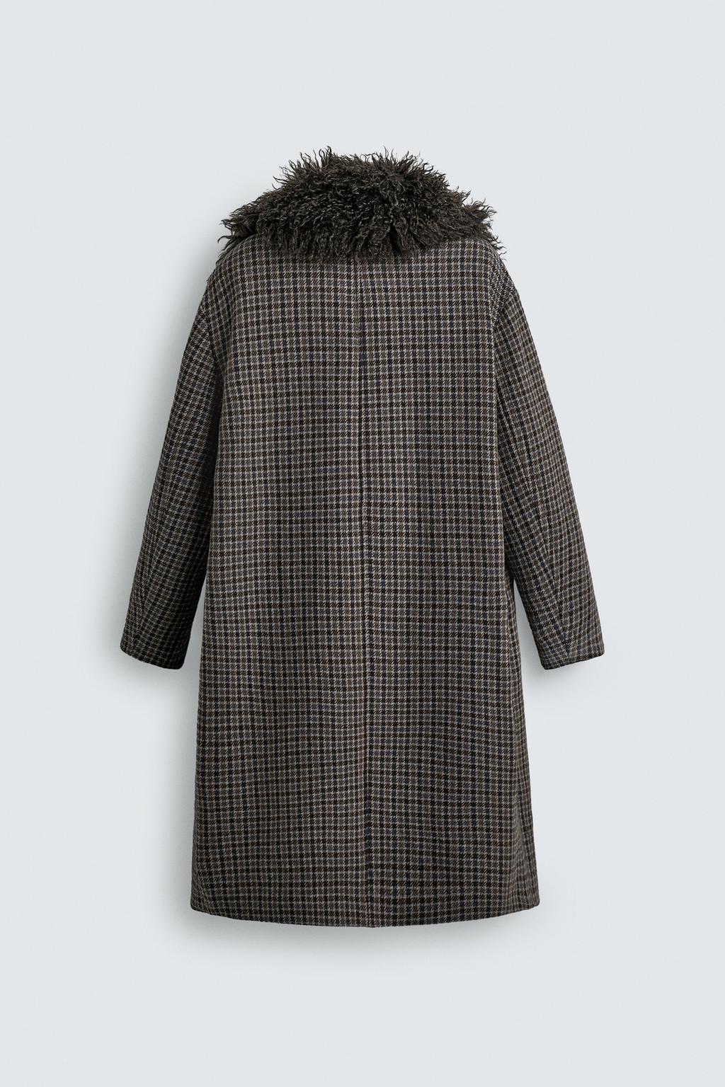 ПАЛЬТО В КЛЕТКУ HARRY LAMBERT ДЛЯ ZARA X DISNEY