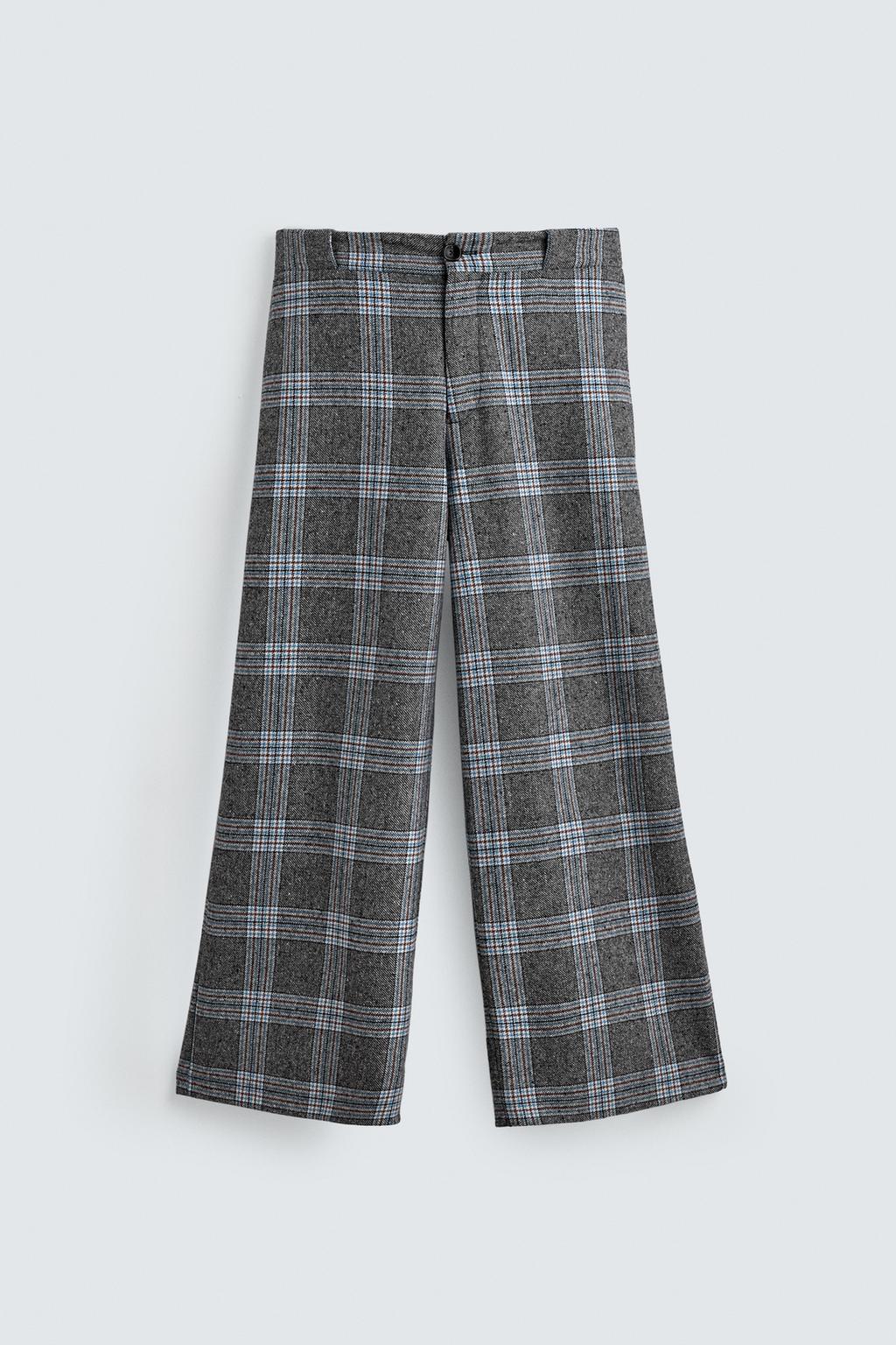 БРЮКИ WIDE FIT В КЛЕТКУ HARRY LAMBERT FOR ZARA X DISNEY